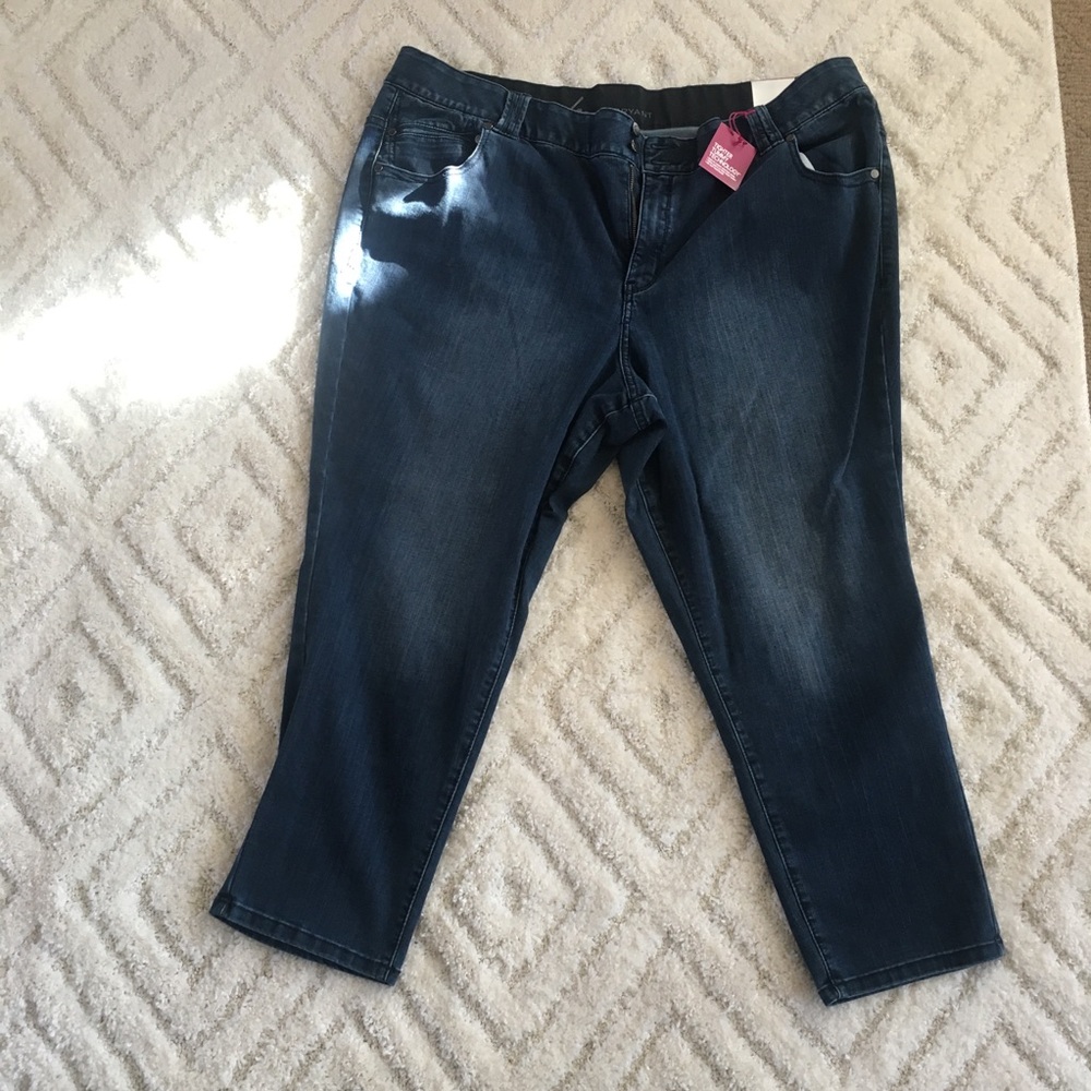 Lane Bryant 28P / 28 petite skinny jeans NWT